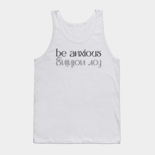 Philippians 4:6 Be Anxious for Nothing V9 Tank Top